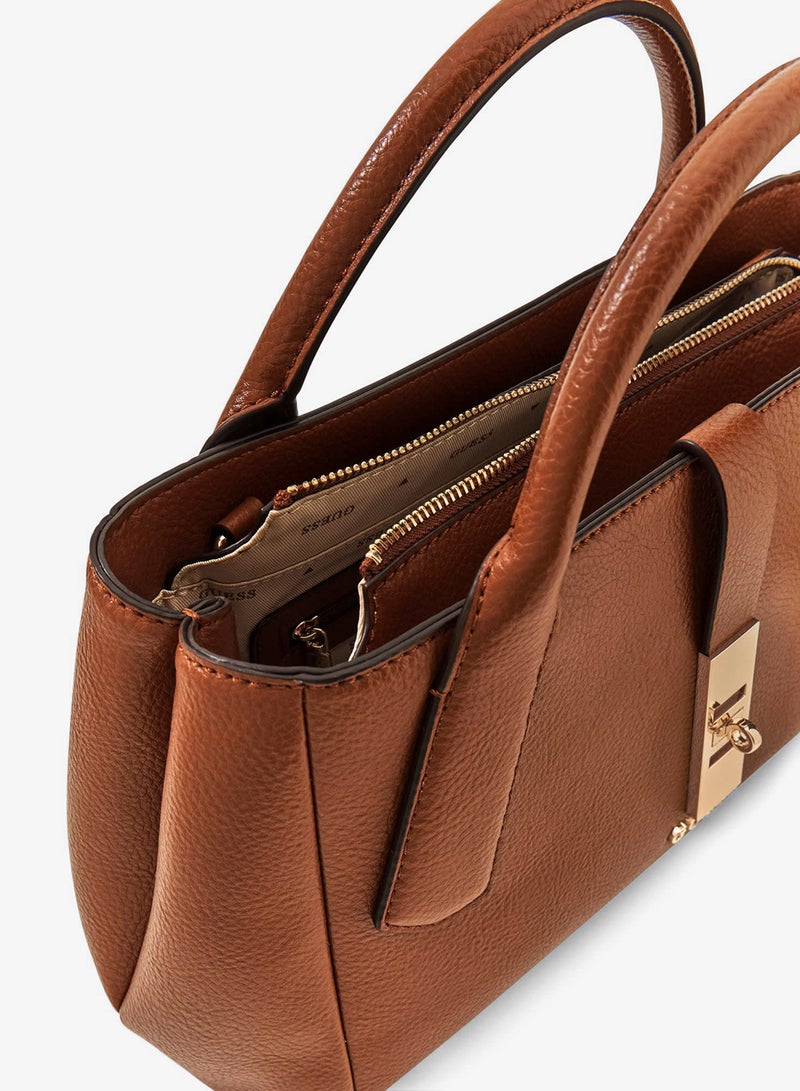 GUESS Brooke Top Handle Satchel Bag - Image 4